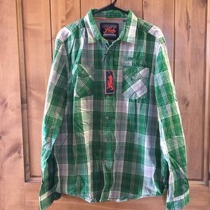 Men's 2 XL/2TG Fresh Brand Long Sleeve Button Up